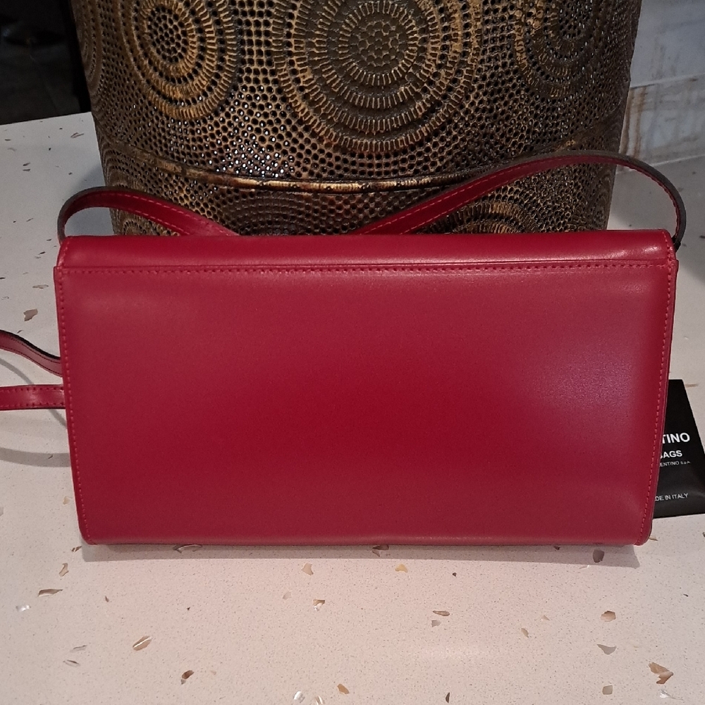 NWOT Valentino Red Leather Bag - Picture 4 of 11